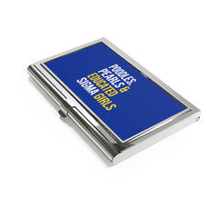 Poodles Pearls & Educated Sigma Girls Business Card Holder