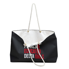Pyramids, Pearls & Educated Delta Girls Weekender Bag