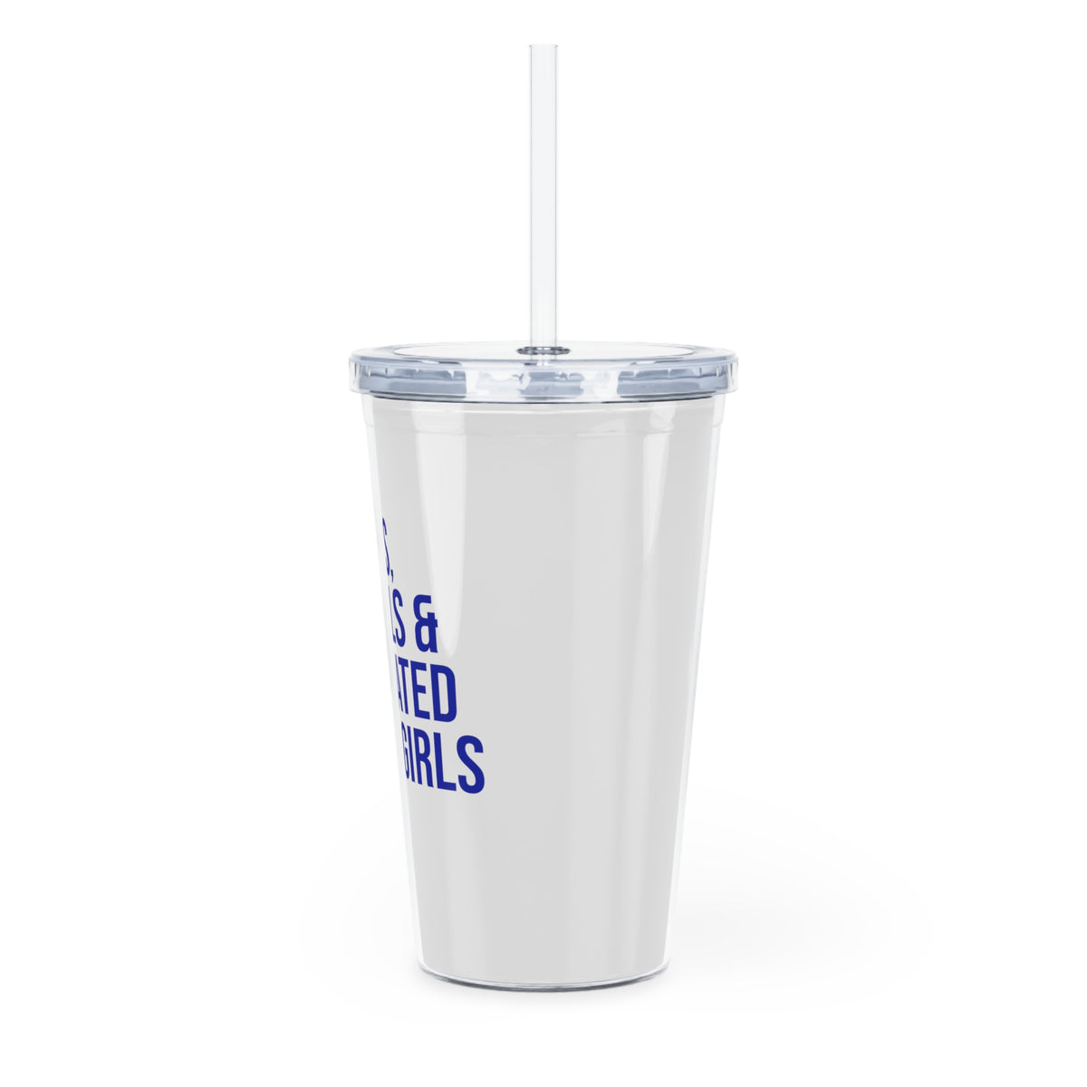 Doves Pearls & Educated Zeta Girls 20oz Tumbler - White