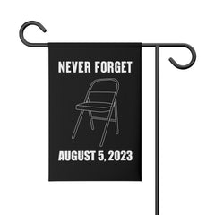 Never Forget August 5, 2023 - Montgomery Riverfront Brawl Garden Flag - Black