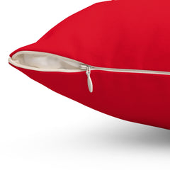 Pyramids Pearls & Educated Delta Girls Pillow - Crimson