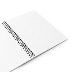 Pyramids Pearls & educated Delta Girls Spiral Notebook - White