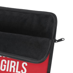 Pyramids Pearls & Educated Delta Girls Laptop Sleeve - Crimson