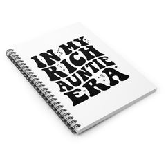 In My Rich Auntie Era Spiral Notebook