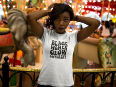 Black Women Glow Different T-Shirt
