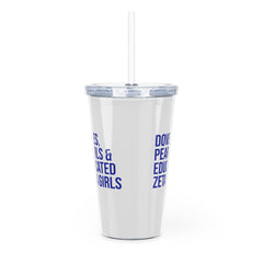 Doves Pearls & Educated Zeta Girls 20oz Tumbler - White