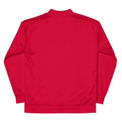 Pyramids Pearls & Educated Delta Girls Bomber Jacket - Crimson & White