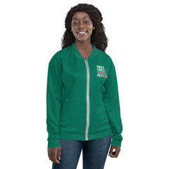Pinkies Pearls & Educated Pretty Girls Bomber Jacket - Green