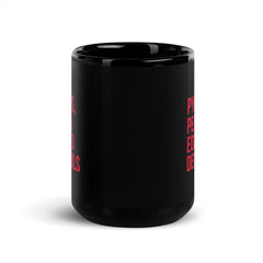 Pyramids Pearls & Educated Delta Girls Black Glossy Mug
