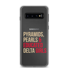 Pyramids Pearls & Educated Delta Girls Clear Samsung® Case