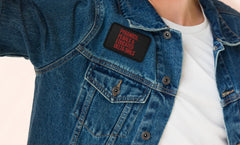 Pyramids Pearls & Educated Delta Girls Embroidered Patch - Black & Crimson