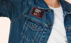 Pyramids Pearls & Educated Delta Girls Embroidered Patch - Crimson