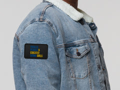 Poodles Pearls & Educated Sigma Girls Embroidered Patch - Black