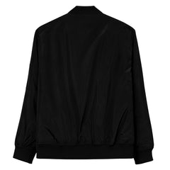 Pyramids Pearls & Educated Delta Girls Premium Bomber Jacket - Crimson & White