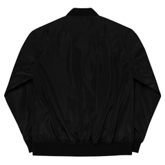 Pyramids Pearls & Educated Delta Girls Premium Bomber Jacket - Crimson & White