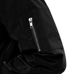 Pyramids Pearls & Educated Delta Girls Premium Bomber Jacket - Crimson & White