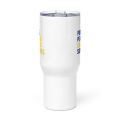 Poodles Pearls & Educated Sigma Girls Travel Mug