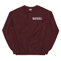 Somebody's Rich Auntie Sweatshirt