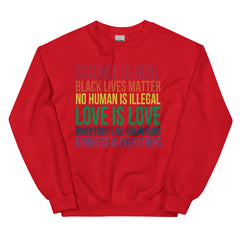Science is Real Black Lives Matter Sweatshirt