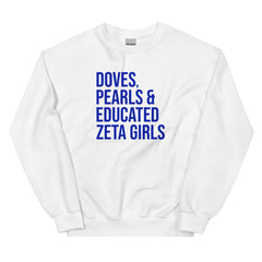 Doves Pearls & Educates Zeta Girls Sweatshirt
