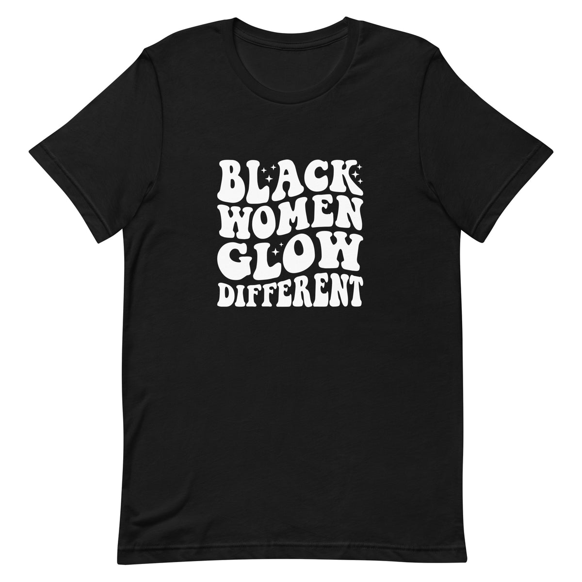 Black Women Glow Different T-Shirt