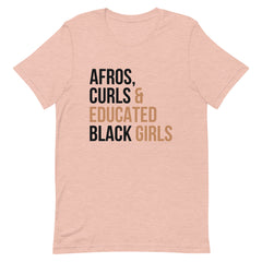 Afros, Curls & Educated Black Girls T-Shirt