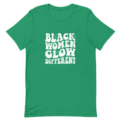 Black Women Glow Different T-Shirt