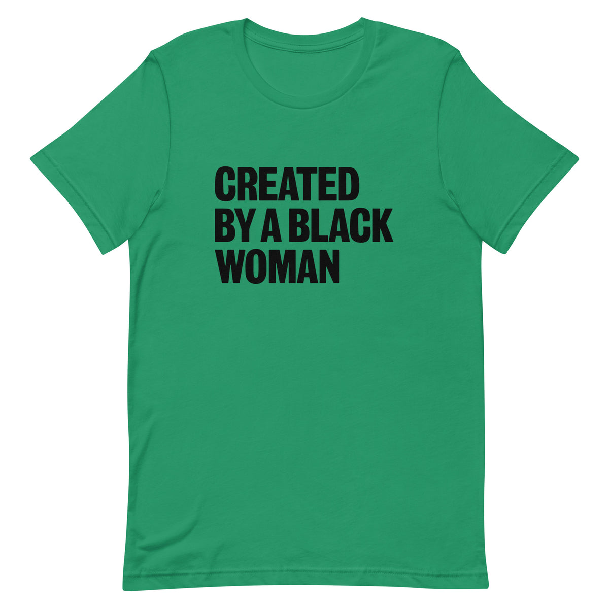 Created By A Black Woman T-Shirt - Black