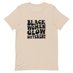 Black Women Glow Different T-Shirt