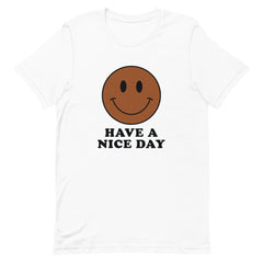 Have A Nice Day T-Shirt - Brown & Black