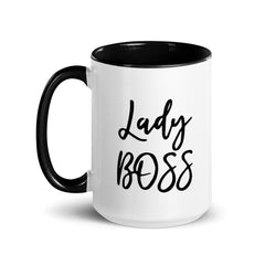 Lady Boss Accent Color Mug
