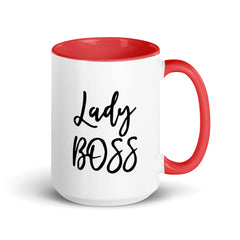Lady Boss Accent Color Mug
