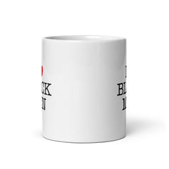 I Love Black Men White Glossy Mug